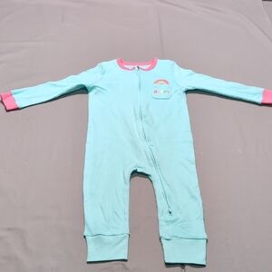 Koala Kids Blue and Pink One Piece Footies with Stretchy Comfort